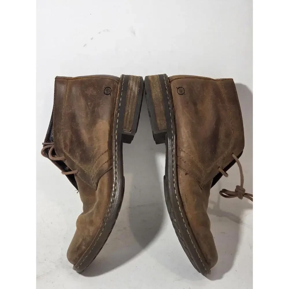 BORN Harrison boots leather chukka lace up men's shoes sz 9 M